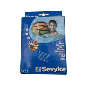 Sevylor BB20 Beach Ball 50cm 20 inch Inflatable Pool‎ Toy Phthalate Free